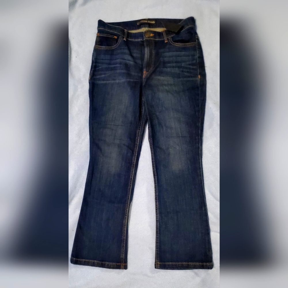 Brand New Express Jeans Size 10 High Rise Bell Crop